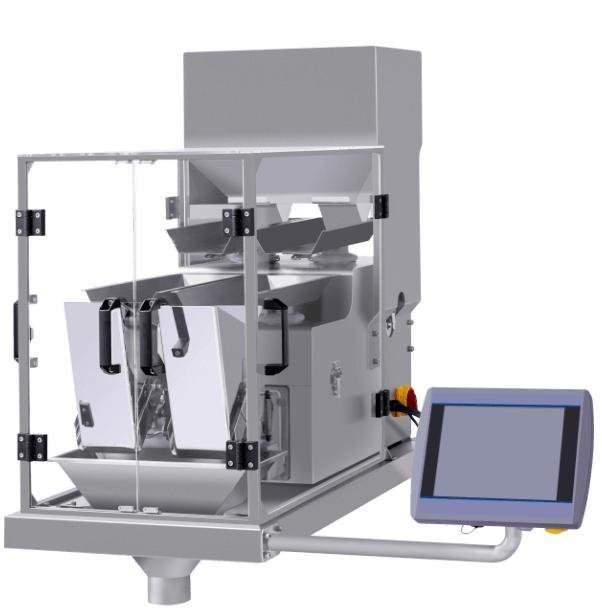 4 Head Linear Weigher with pneumatic thumbnail 6